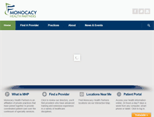 Tablet Screenshot of monocacyhealthpartners.org